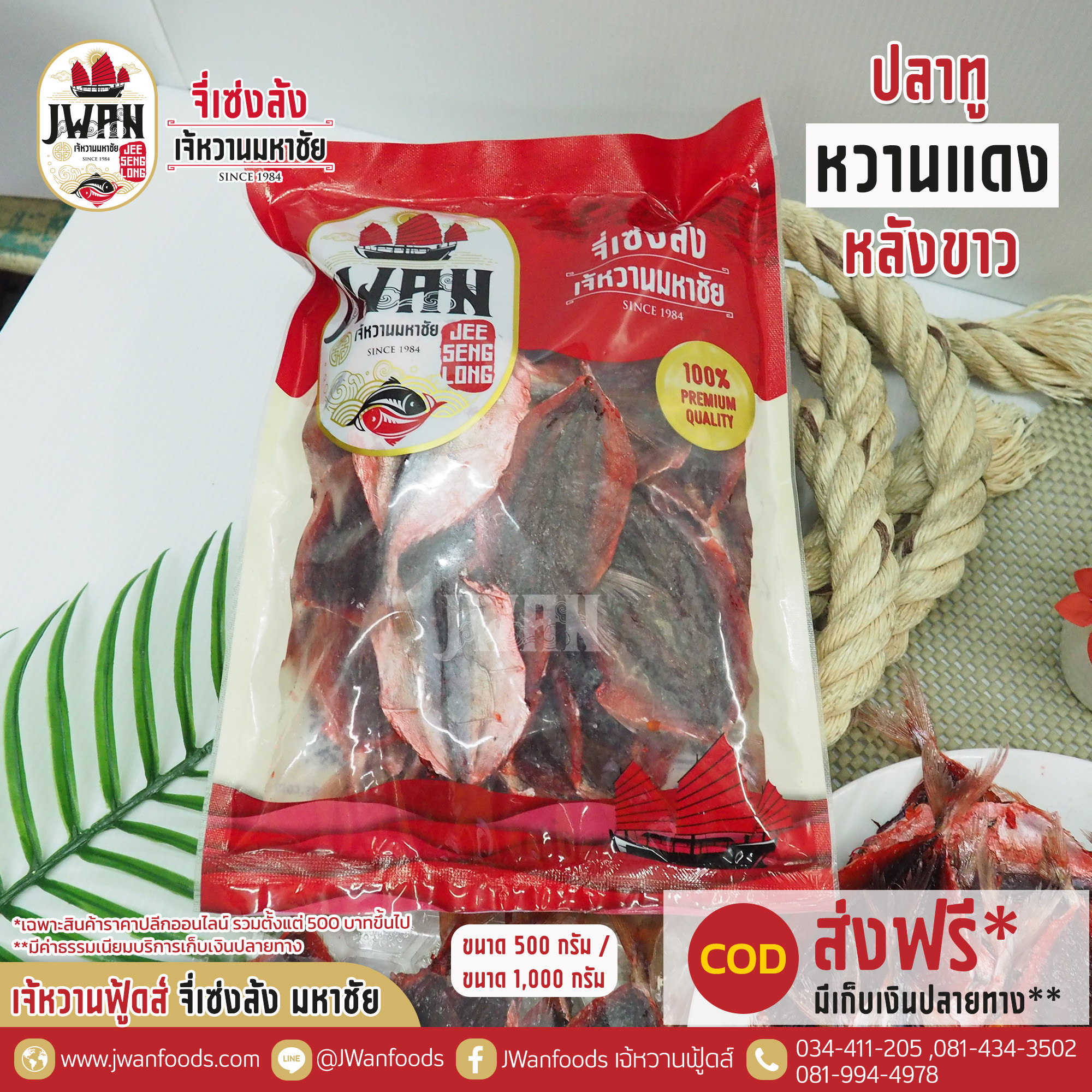 ปลาทูหวานแดงหลังขาว