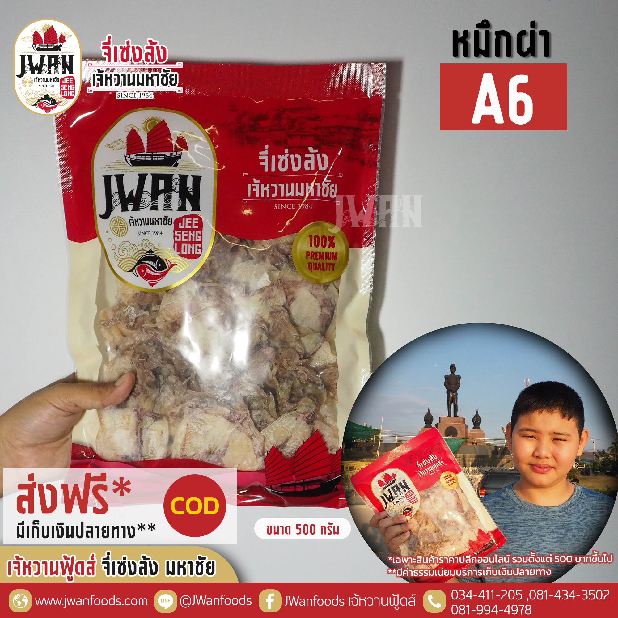หมึกผ่า A6 A